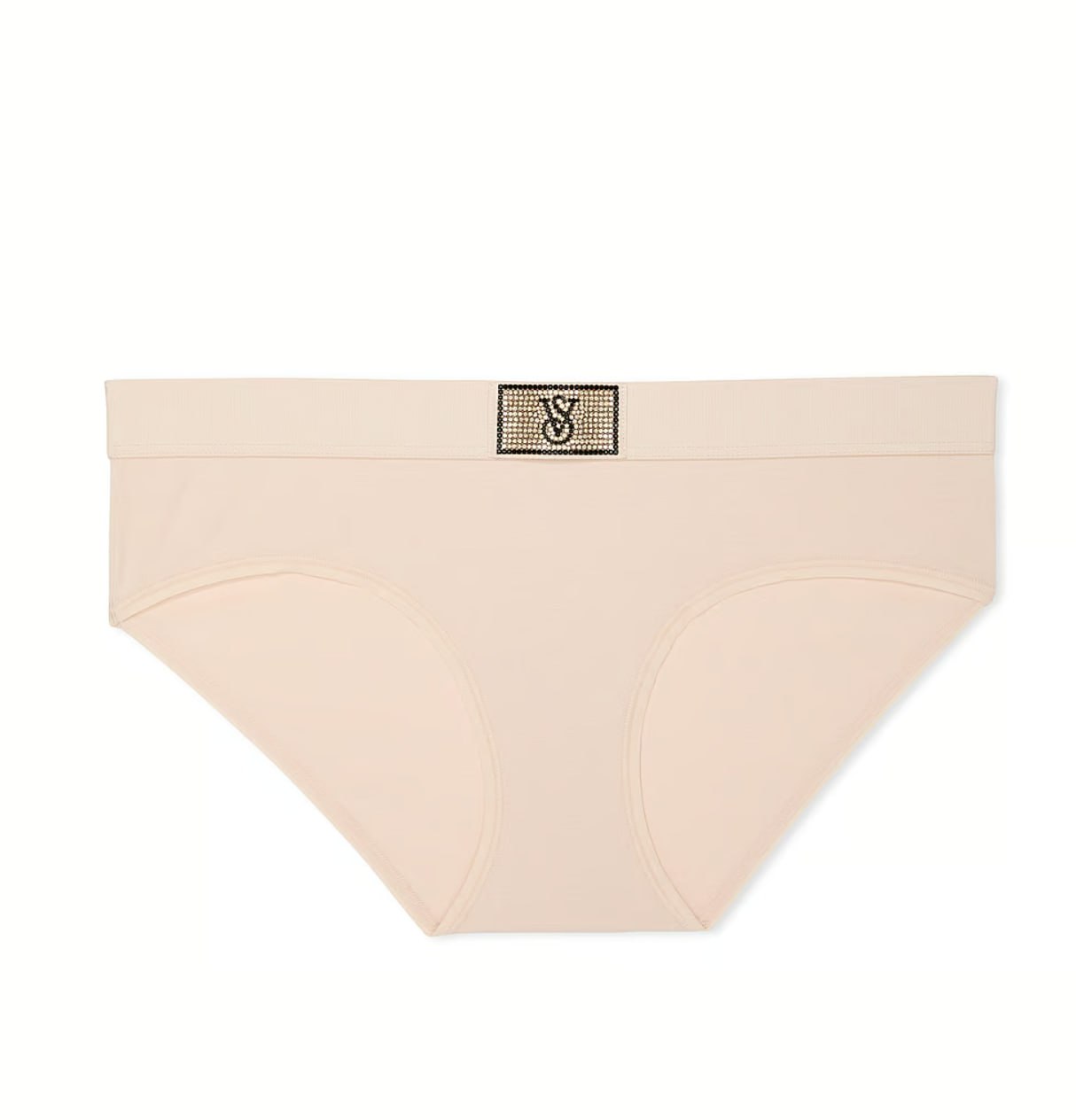 Трусики з блискучим логотипом від Victoria’s Secret - Logo Cotton Shine Patch Hiphugger Panty