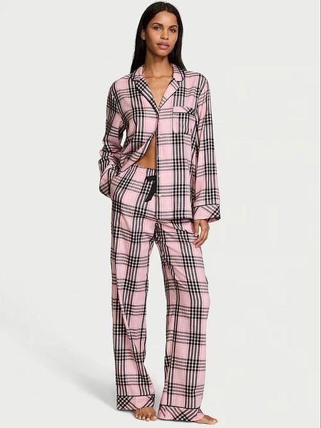 Піжамний комплект від Victoria's Secret - Flannel Long Pajama Set   зображення