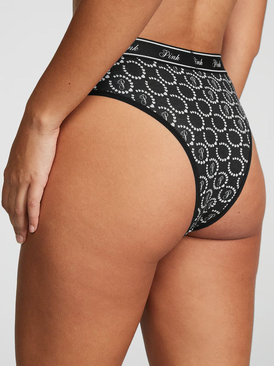 Tрусики від PINK - Logo Cotton Brazilian Panty