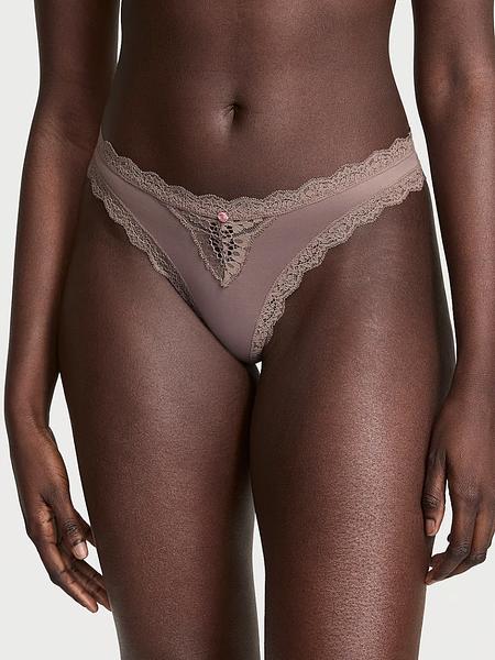 Жіночі трусики від Victoria's Secret - Lace Thong Panty зображення
