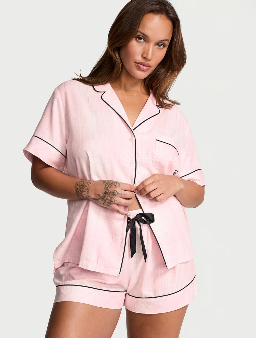 Піжамний комплект від Victoria's Secret - Flannel Short Pajama Set