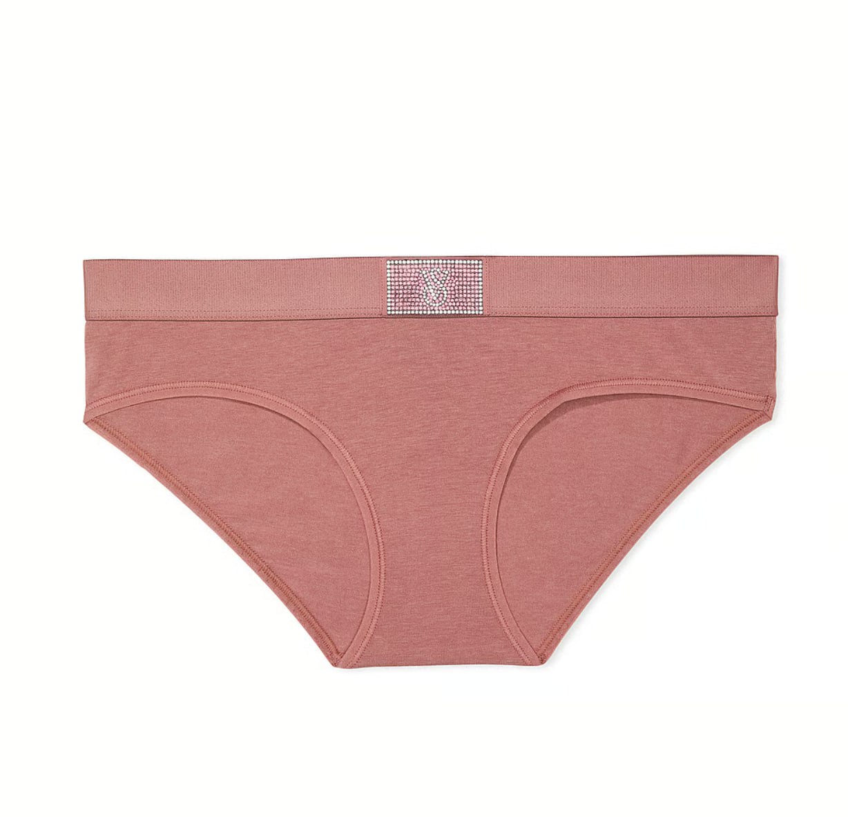 Трусики з блискучим логотипом від Victoria’s Secret - Logo Cotton Shine Patch Hiphugger Panty
