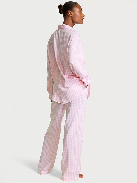 Піжамний комплект від Victoria's Secret - Modal-Cotton Gingham Long Pajama Set зображення