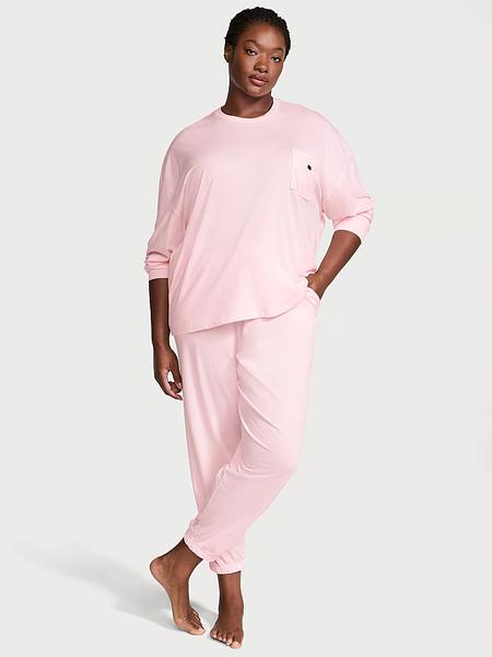 Піжамний комплект від Victoria's Secret - 100% Cotton Long Pajama Set зображення