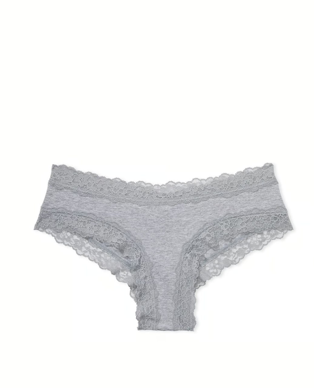 Трусики з мереживом від Victoria’s Secret - Lace-Waist Cotton Cheeky Panty