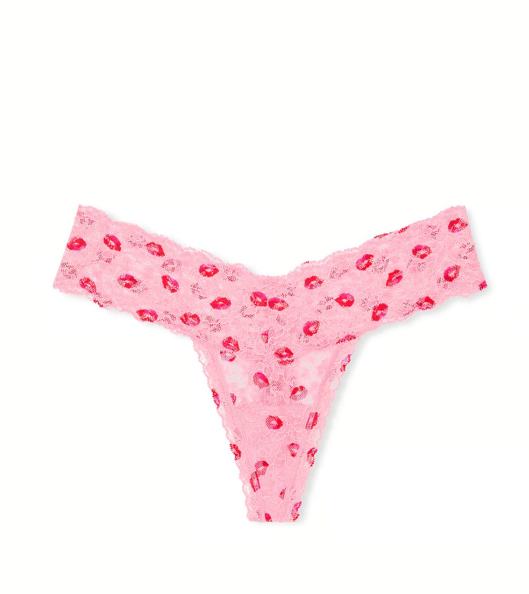 Мереживні стрінги від Victoria's Secret - Lace Thong Panty