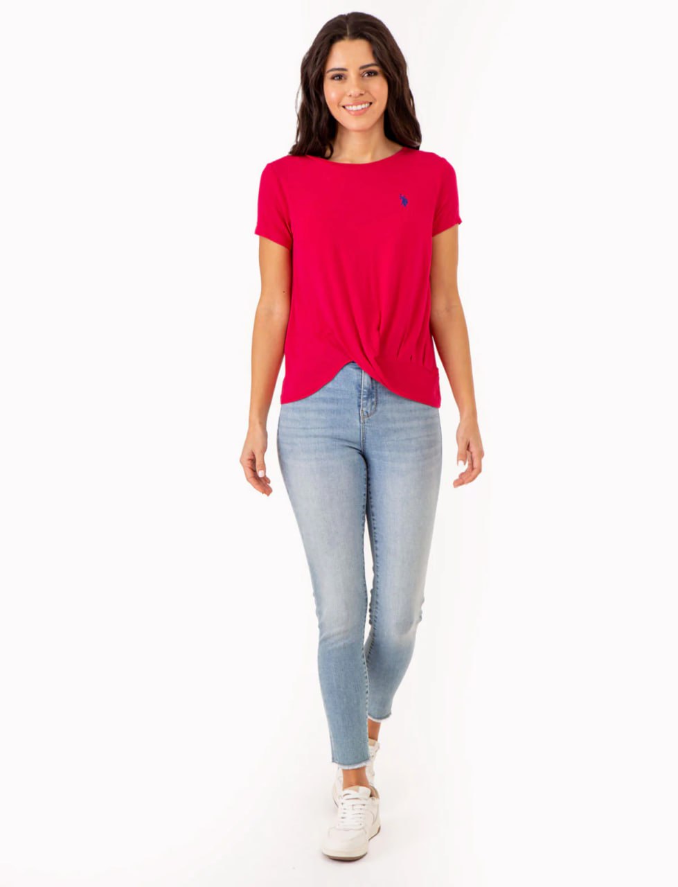 Футболка з складкою спереду U.S. Polo Assn