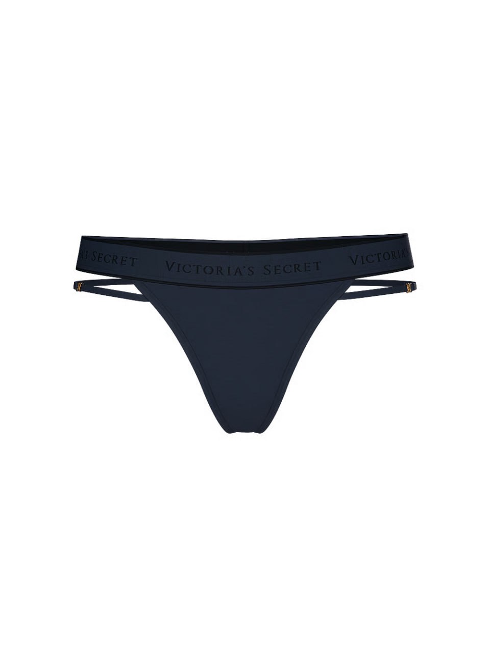 Трусики-стринги з подвійними бретелями - Logo Cotton Strappy Thong Panty