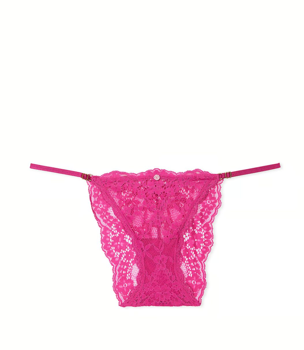 Мереживні трусики від Victoria’s Secret - Lace Adjustable String Bikini Panty