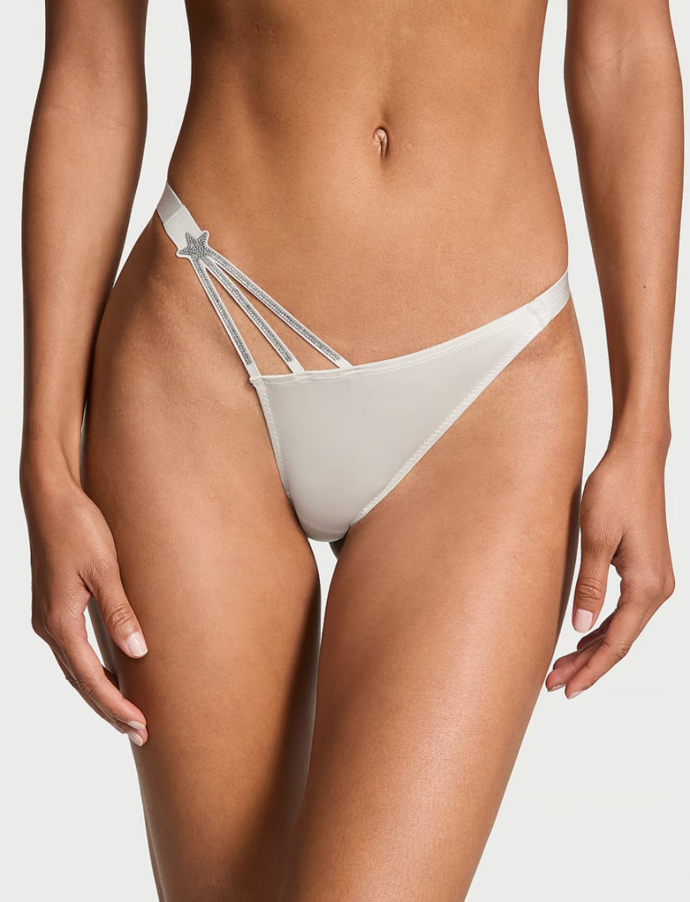 Трусики зі стразами від Victoria’s Secret Starstruck Shine Brazilian Panty 