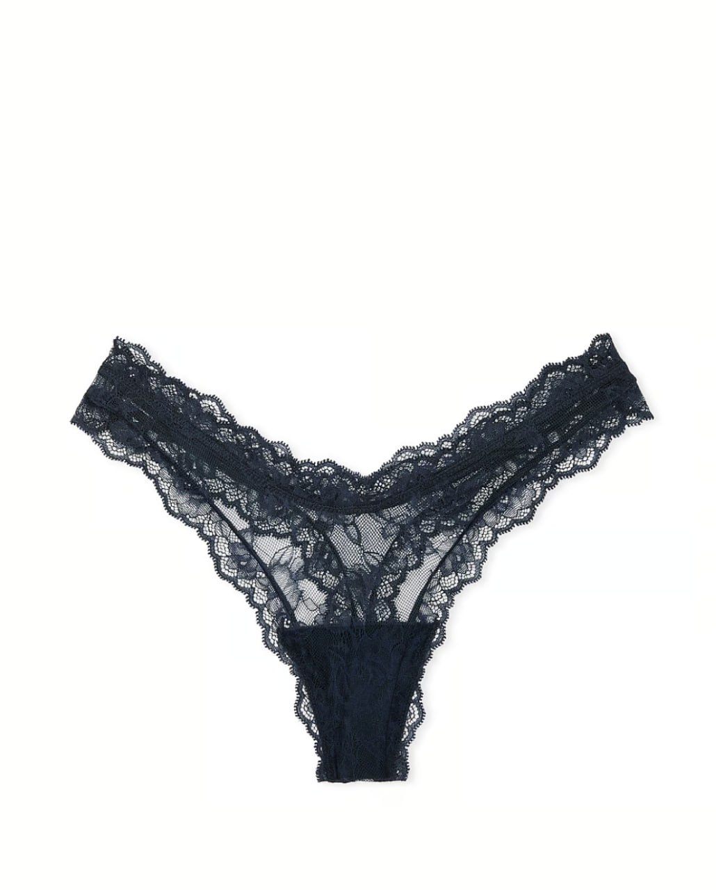 Мереживні стрінги від Victoria’s Secret - Rose Lace High-Leg Thong Panty 