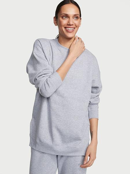 Базовий світшот від Victoria's Secret - Cotton Fleece Mock Neck Pullover зображення