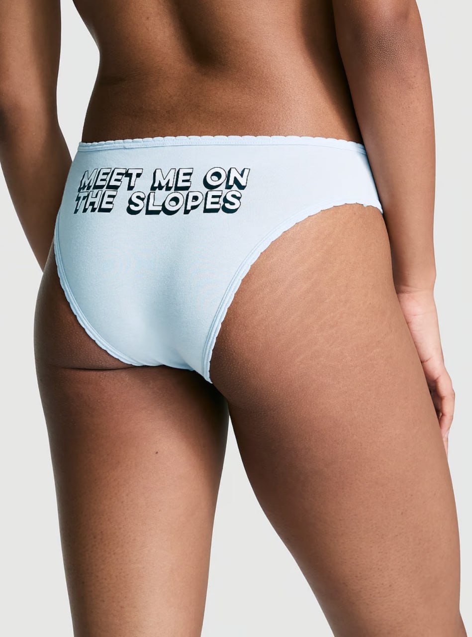 Трусики від PINK - Powder Puff Cotton Cheeky Panty