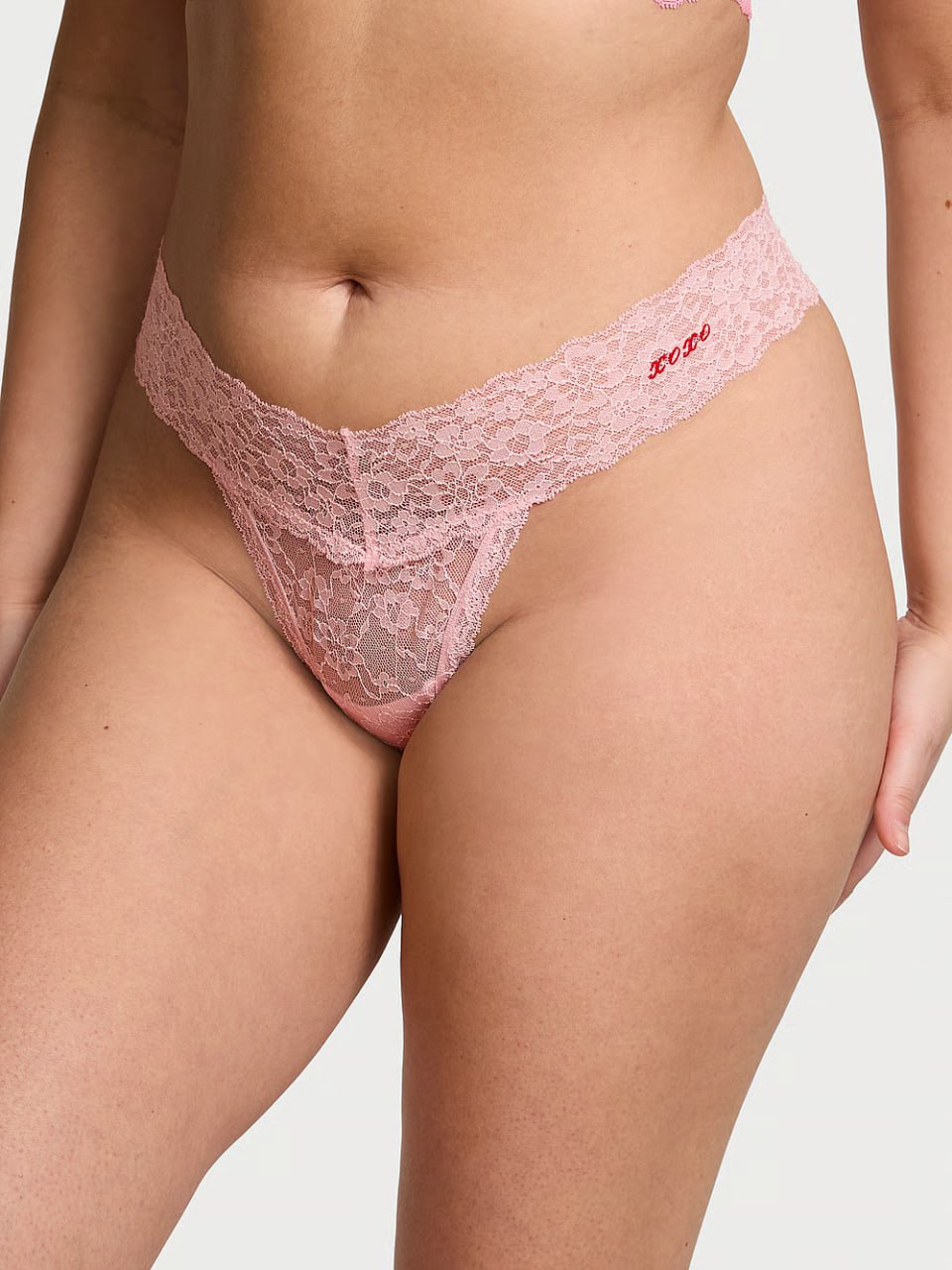 Мереживні cтрінги від Victoria’s Secret - Lacie Valentine Boxed Thong Panty
