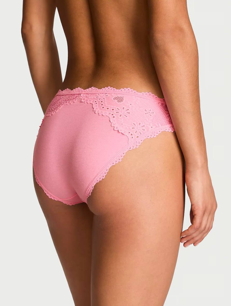 Трусики від Victoria’s Secret - Heart Eyelet Cotton Bikini Panty