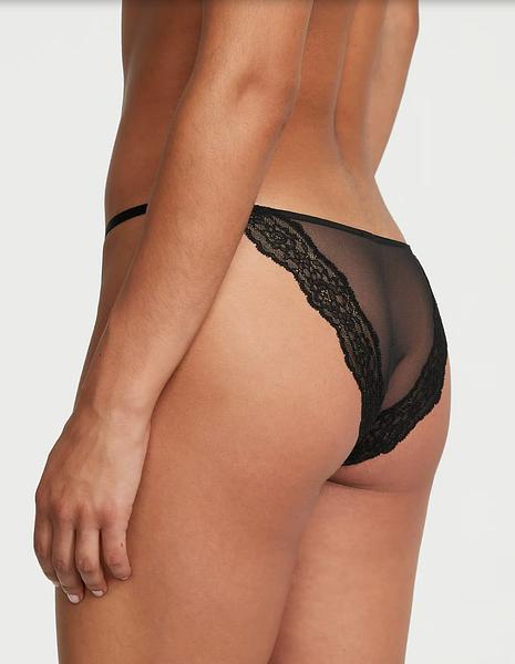 Мереживні трусики від Victoria’s Secret - Lace & Mesh String Bikini Panty зображення