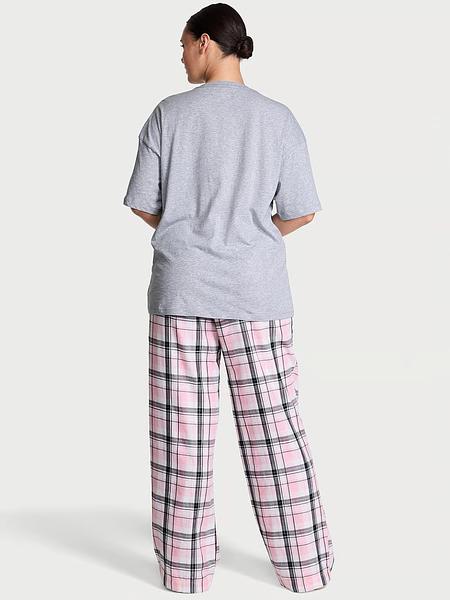 Піжама від Victoria's Secret - Flannel Jogger Tee-jama set  зображення