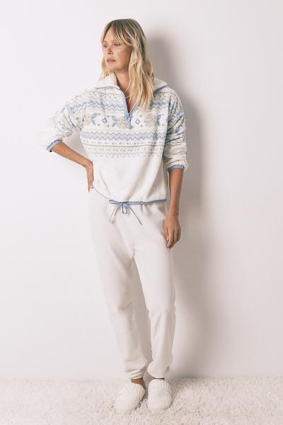 Жіноча флісова піжама Women'Secret  Jacquard  зображення