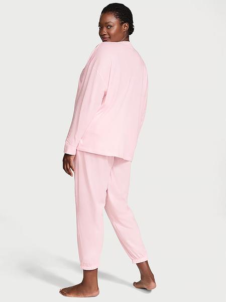 Піжамний комплект від Victoria's Secret - 100% Cotton Long Pajama Set зображення