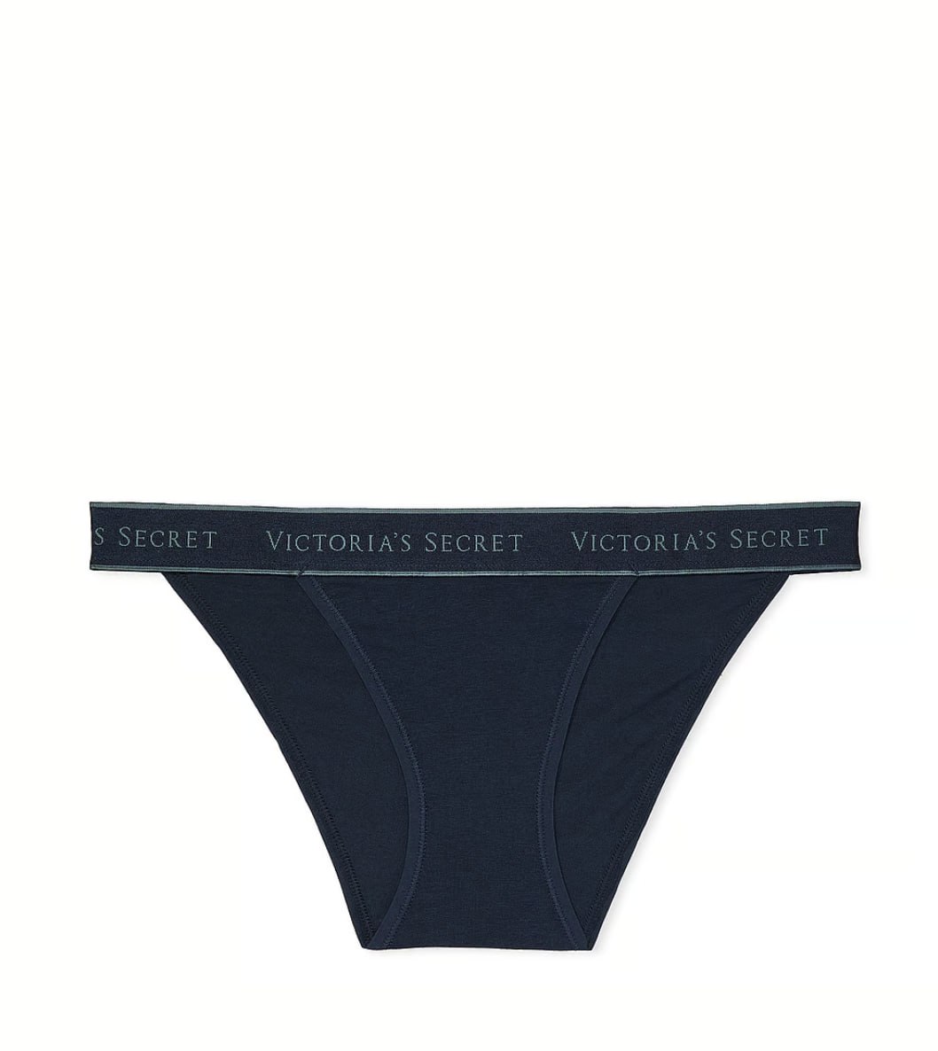 Трусики з логотипом від Victoria’s Secret - Logo Cotton Tanga Panty