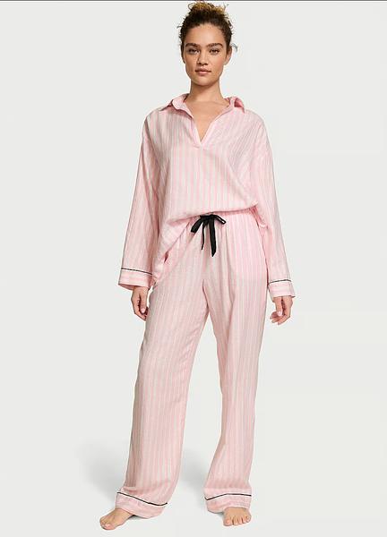 Піжамний комплект від Victoria's Secret - Flannel Popover Long Pajama Set зображення