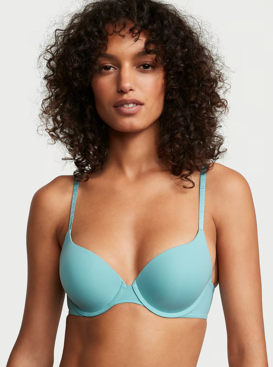 Бірюзовий комплект від Victoria’s Secret з пуш-ап бюстгальтером 