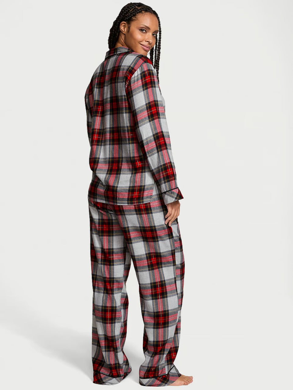 Піжамний комплект від Victoria's Secret - Flannel Long Pajama Set