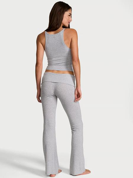 Жіночий домашній комплект Victoria's Secret - SoSoft Modal Wide-Rib Tank & Foldover Pants Set зображення