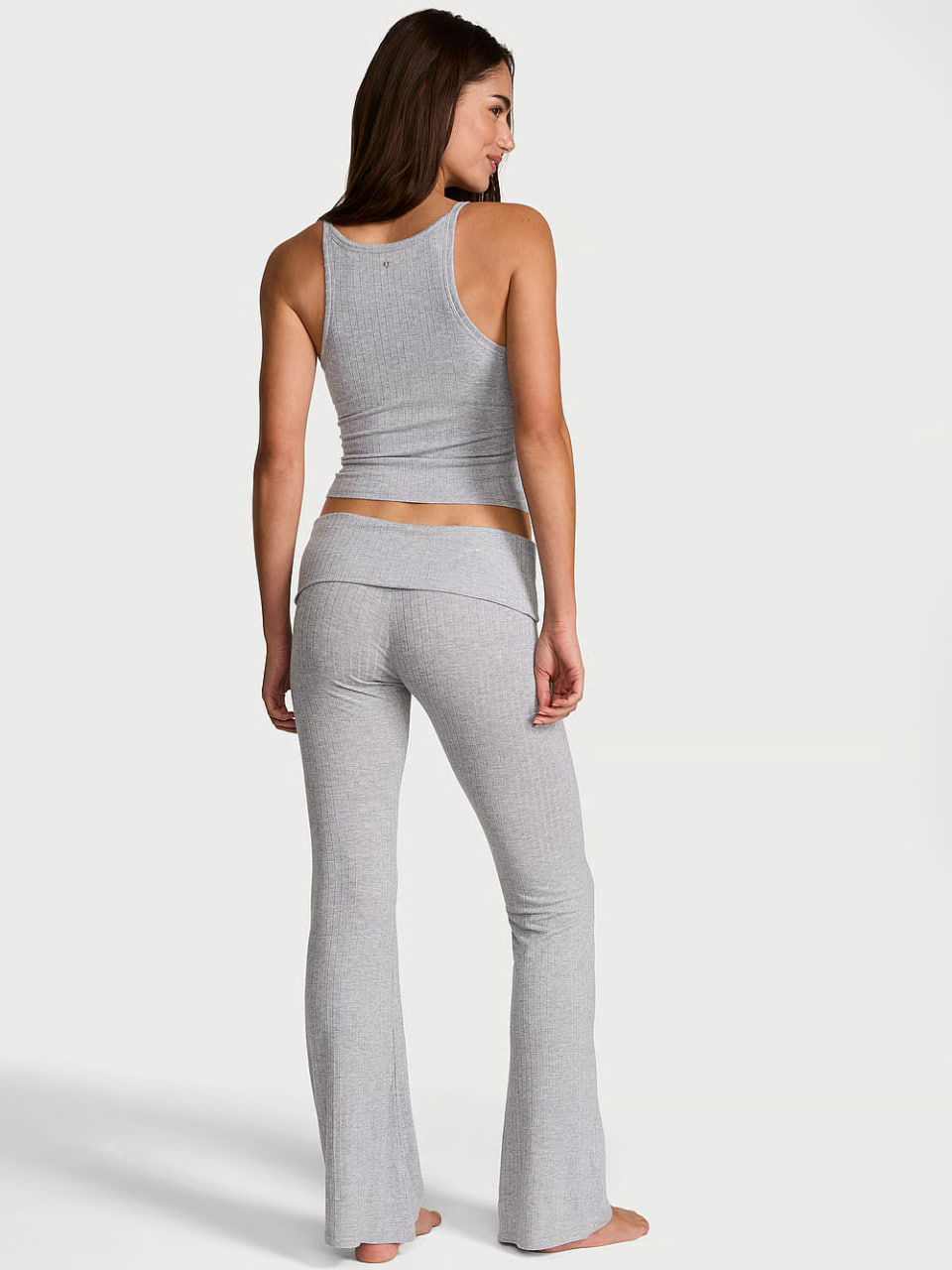 Жіночий домашній комплект Victoria's Secret - SoSoft Modal Wide-Rib Tank & Foldover Pants Set