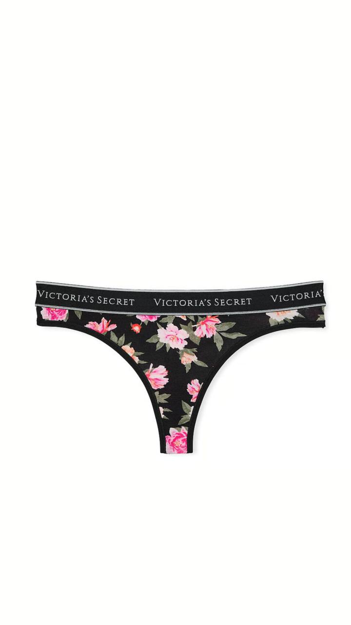 Cтрінги з логотипом від Victoria’s Secret - Logo Thong Panty