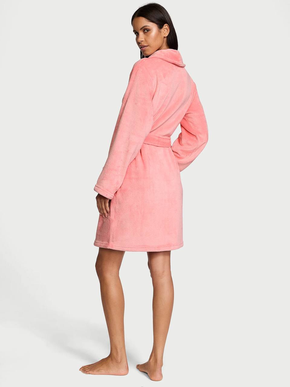 Плюшевий халат від Victoria's Secret Short Cozy Robe 