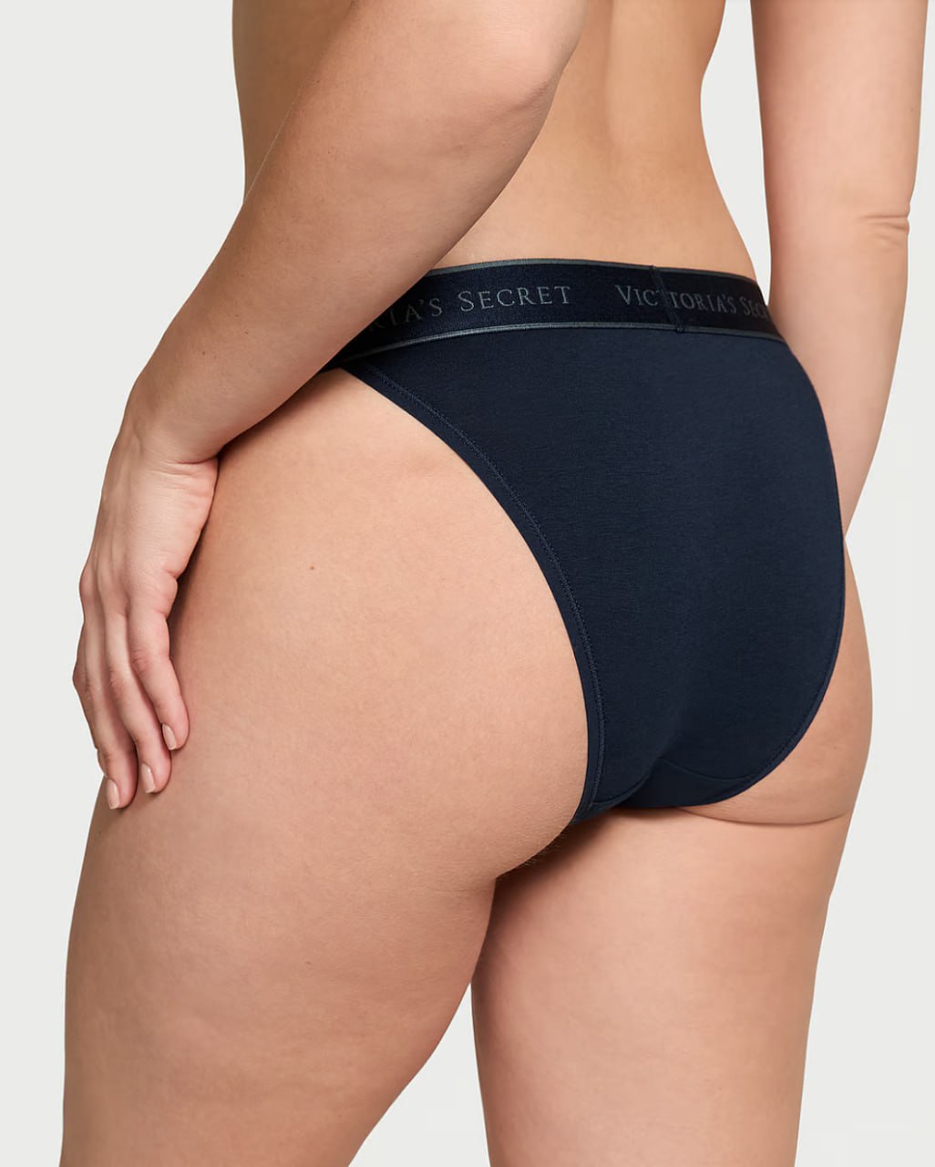 Трусики з логотипом від Victoria’s Secret - Logo Cotton Tanga Panty