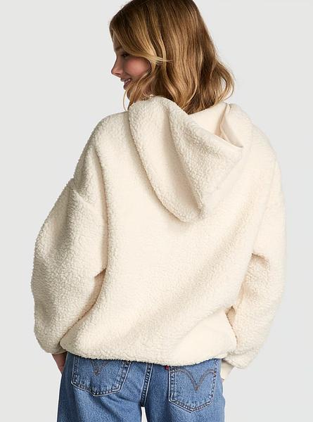 Пухнастий худі від PINK - Cozy Fleece Pullover Hoodie зображення