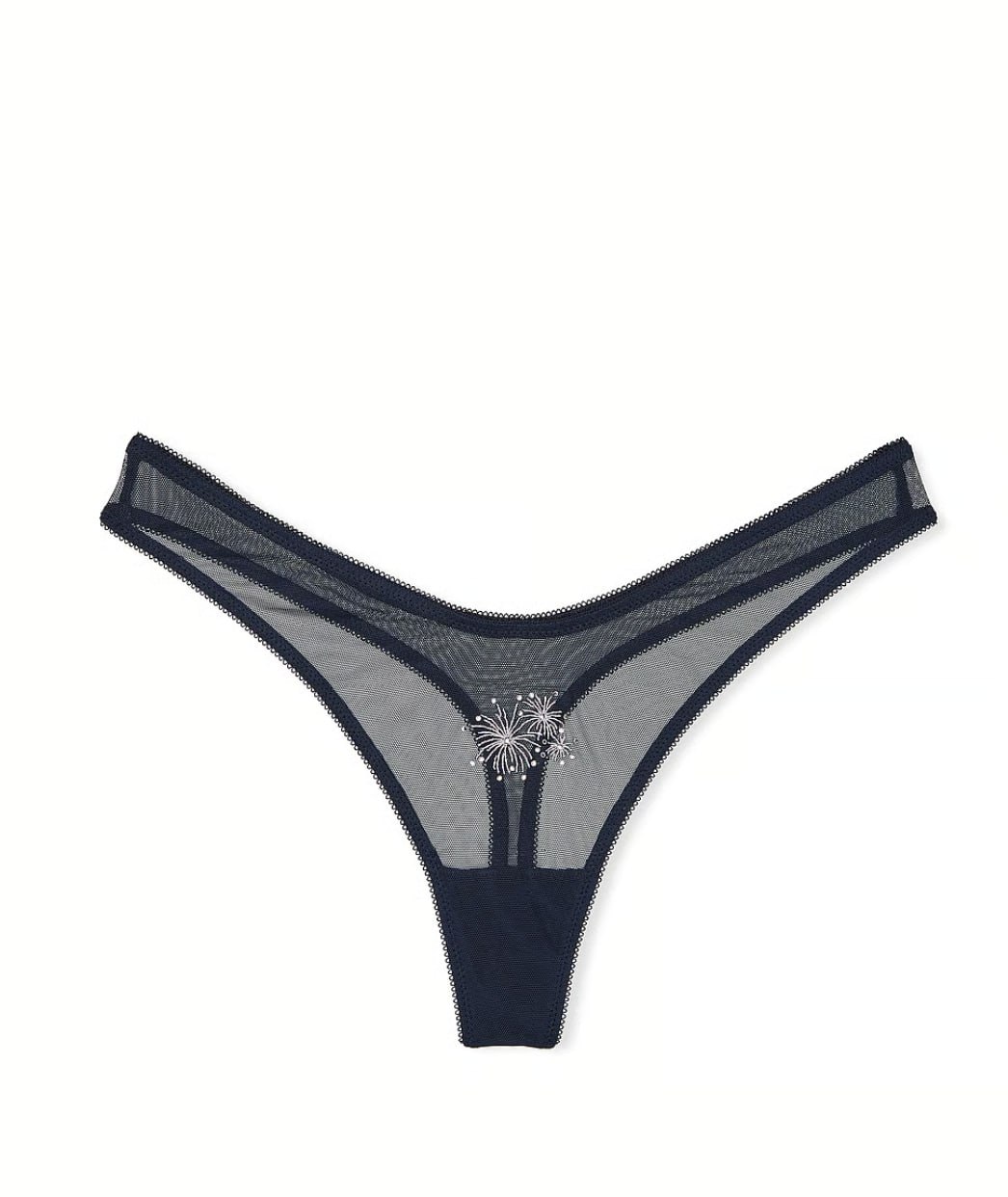 Стрінги з вишивкою від Victoria’s Secret - Flirty Mesh Thong Panty