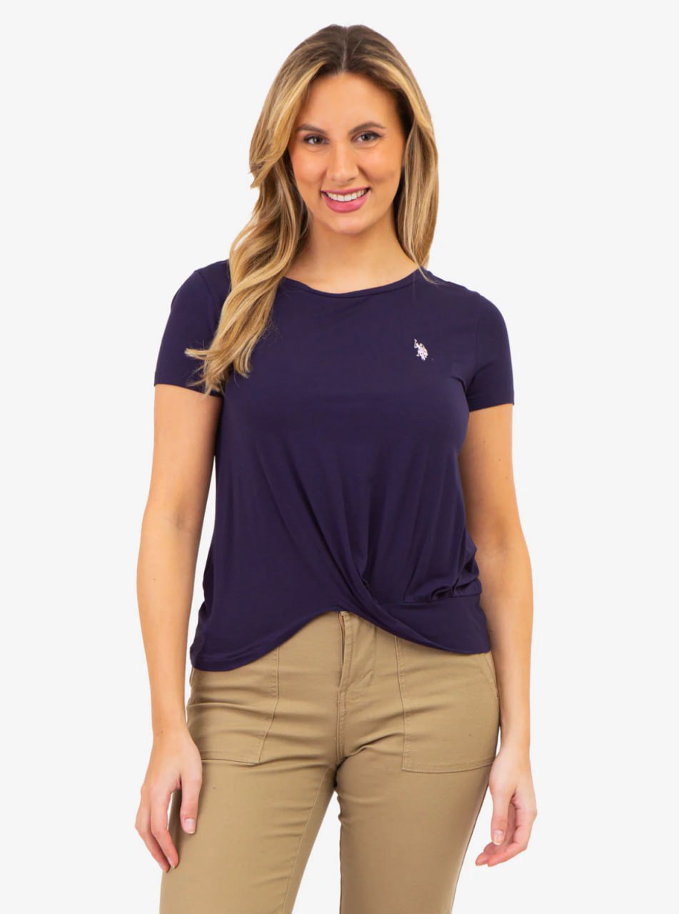 Футболка з складкою спереду U.S. Polo Assn