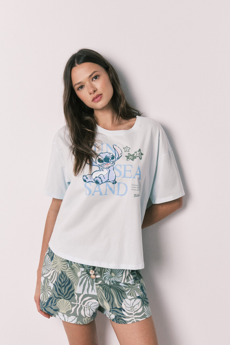 Жіноча коротка піжама Women'Secret Disney Stitch