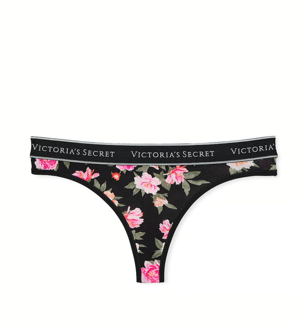 Cтрінги з логотипом від Victoria’s Secret - Logo Thong Panty