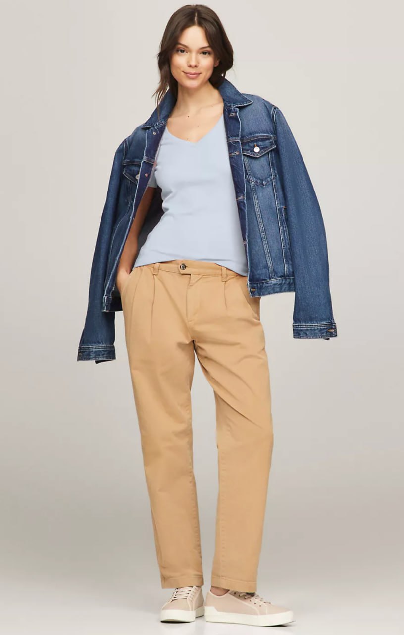 Жіноча футболка Tommy Hilfiger V-Neck T-Shirt
