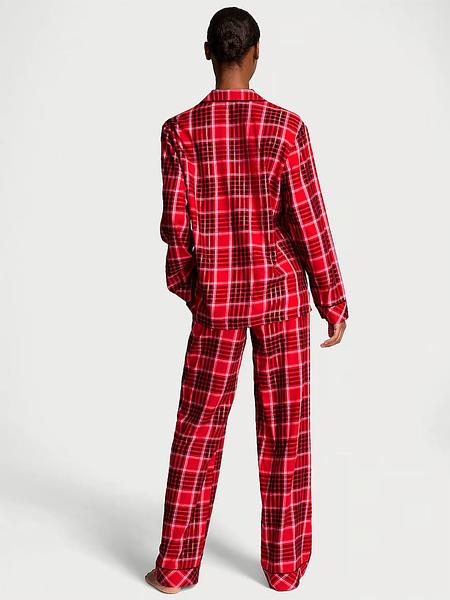 Піжамний комплект від Victoria's Secret - Flannel Long Pajama Set   зображення