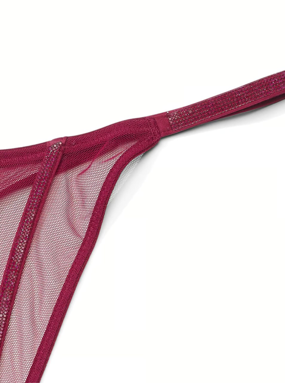 Стрінги зі стразами від Victoria’s Secret - Sheer Shine Thong Panty