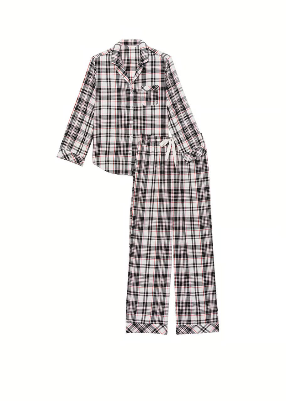 Піжамний комплект від Victoria's Secret - Flannel Long Pajama Set  