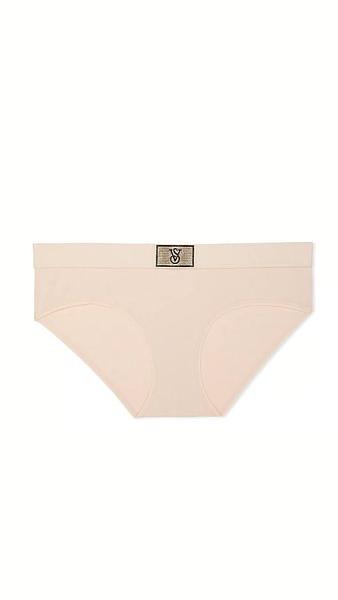 Трусики з блискучим логотипом від Victoria’s Secret - Logo Cotton Shine Patch Hiphugger Panty зображення