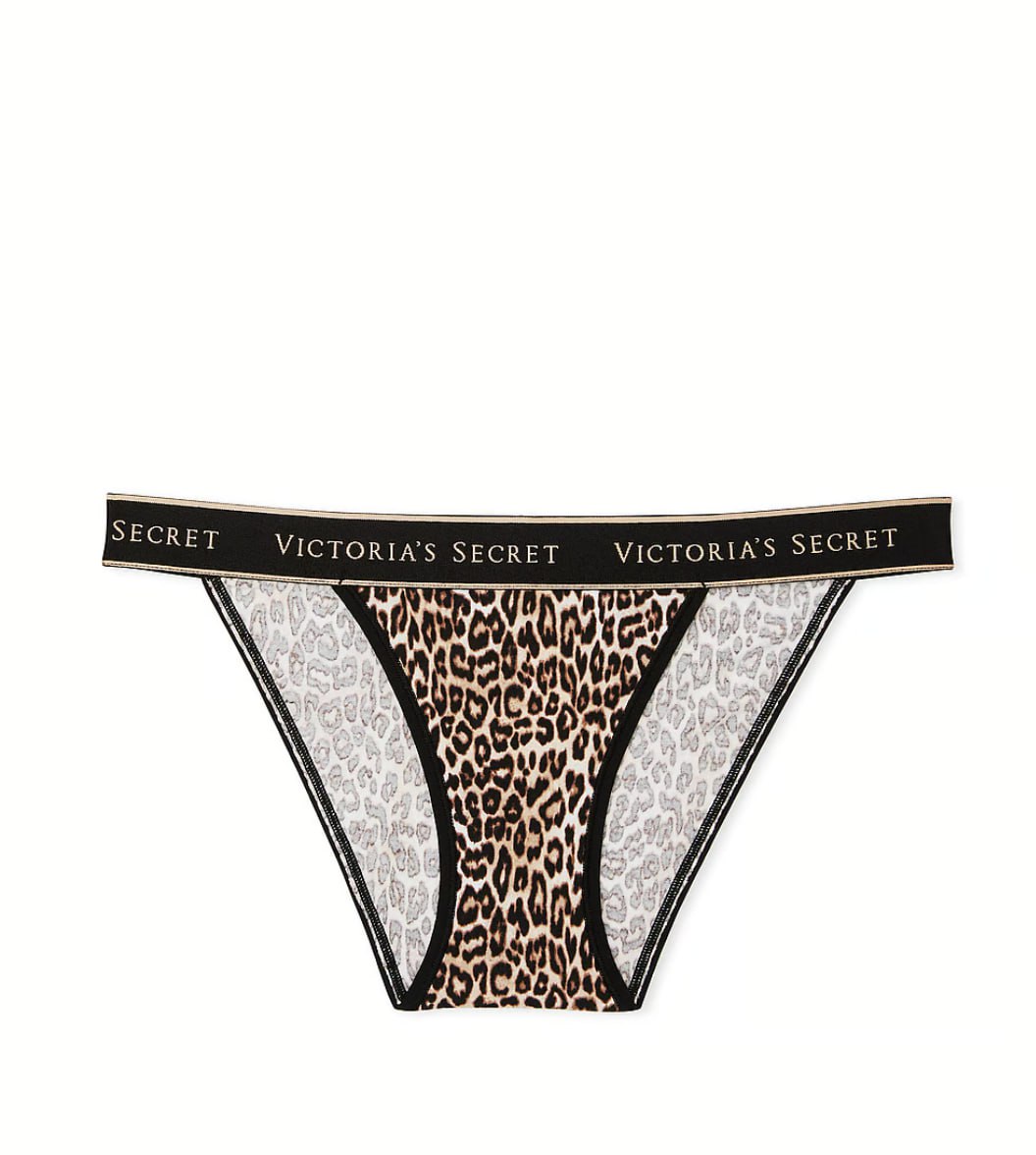 Трусики з логотипом від Victoria’s Secret - Logo Cotton Tanga Panty