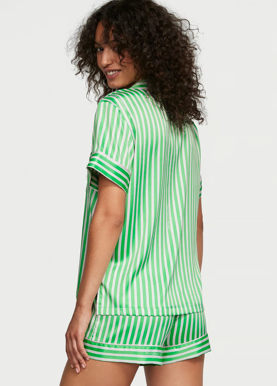 Сатинова піжама від Victoria's Secret - Satin Short Pajama Set