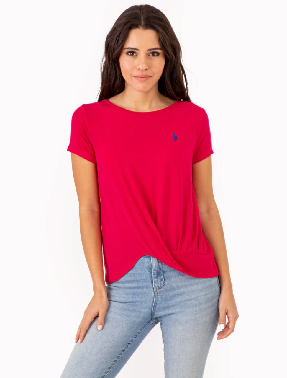 Футболка з складкою спереду U.S. Polo Assn