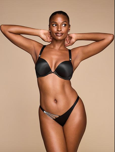 Трусики зі стразами від Victoria’s Secret Starstruck Shine Brazilian Panty  зображення