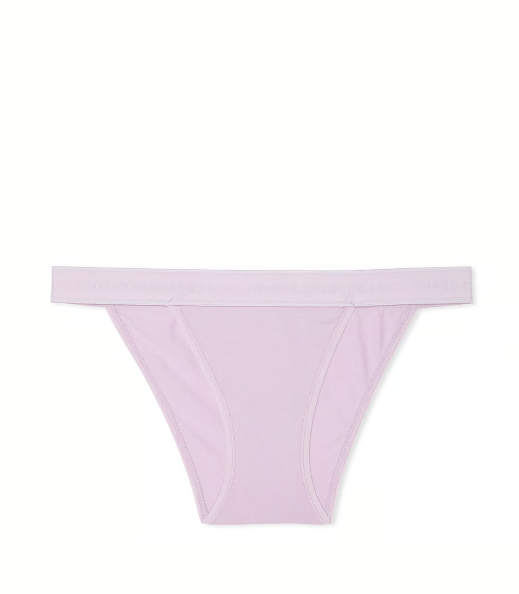 Трусики з логотипом від Victoria’s Secret - Logo Cotton Tanga Panty
