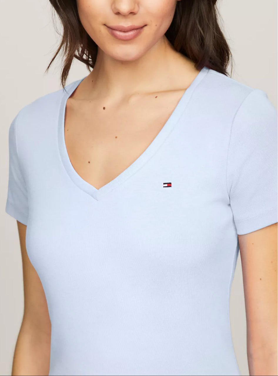 Жіноча футболка Tommy Hilfiger V-Neck T-Shirt