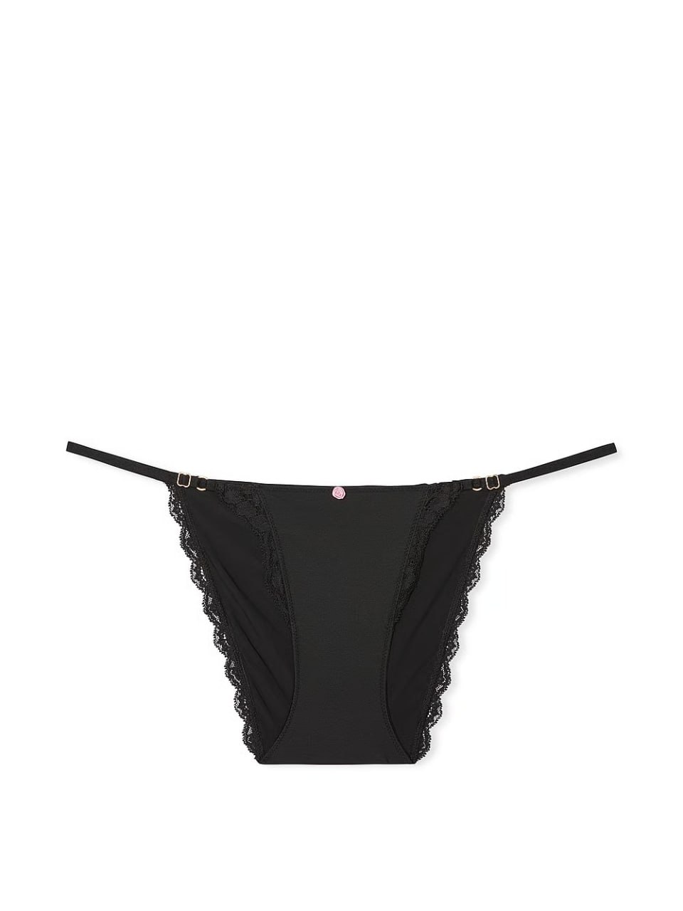 Трусики-бікіні від Victoria’s Secret - Lace-Trim Adjustable String Bikini Panty