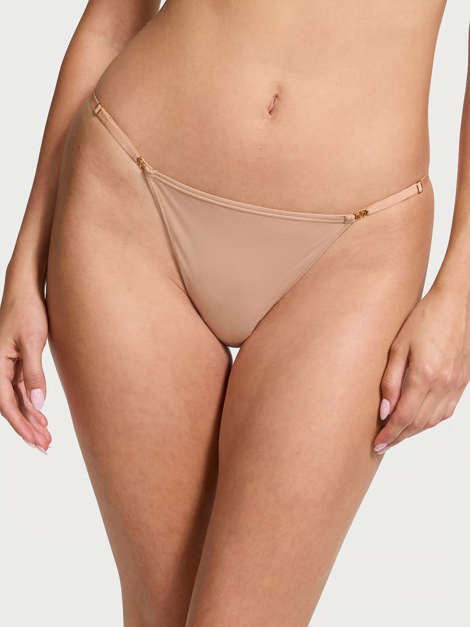 Трусики з тонкими бретелями - Smooth Adjustable String Bikini Panty